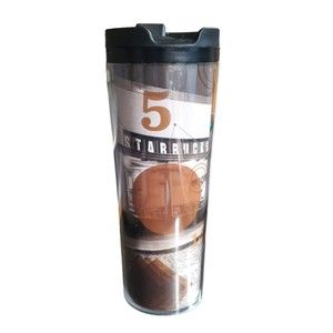 Starbucks Cafe Tumbler w/ Lid January 2014 Free Daily Coffe Promo 16oz.